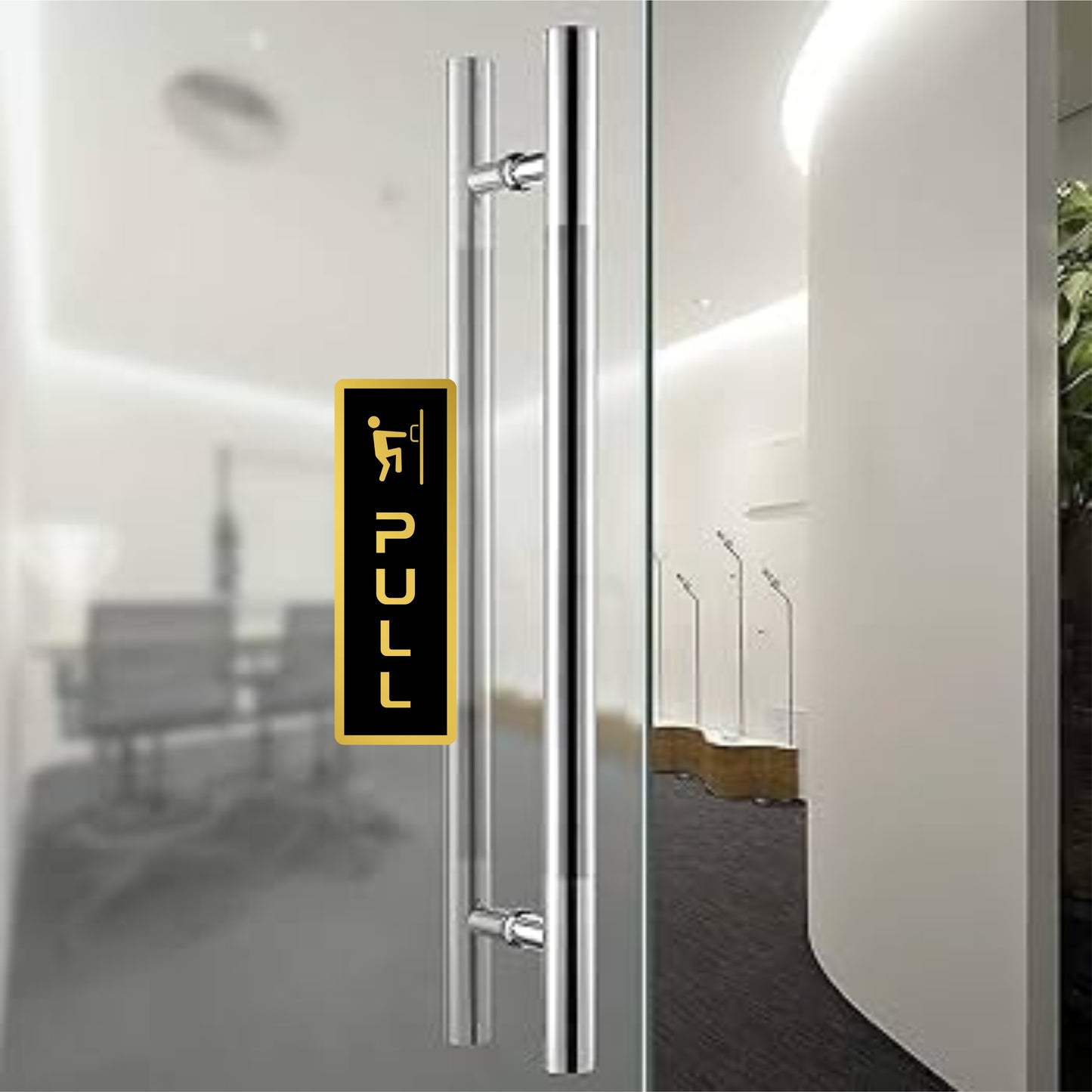 S1- Push Pull Sign Vertical