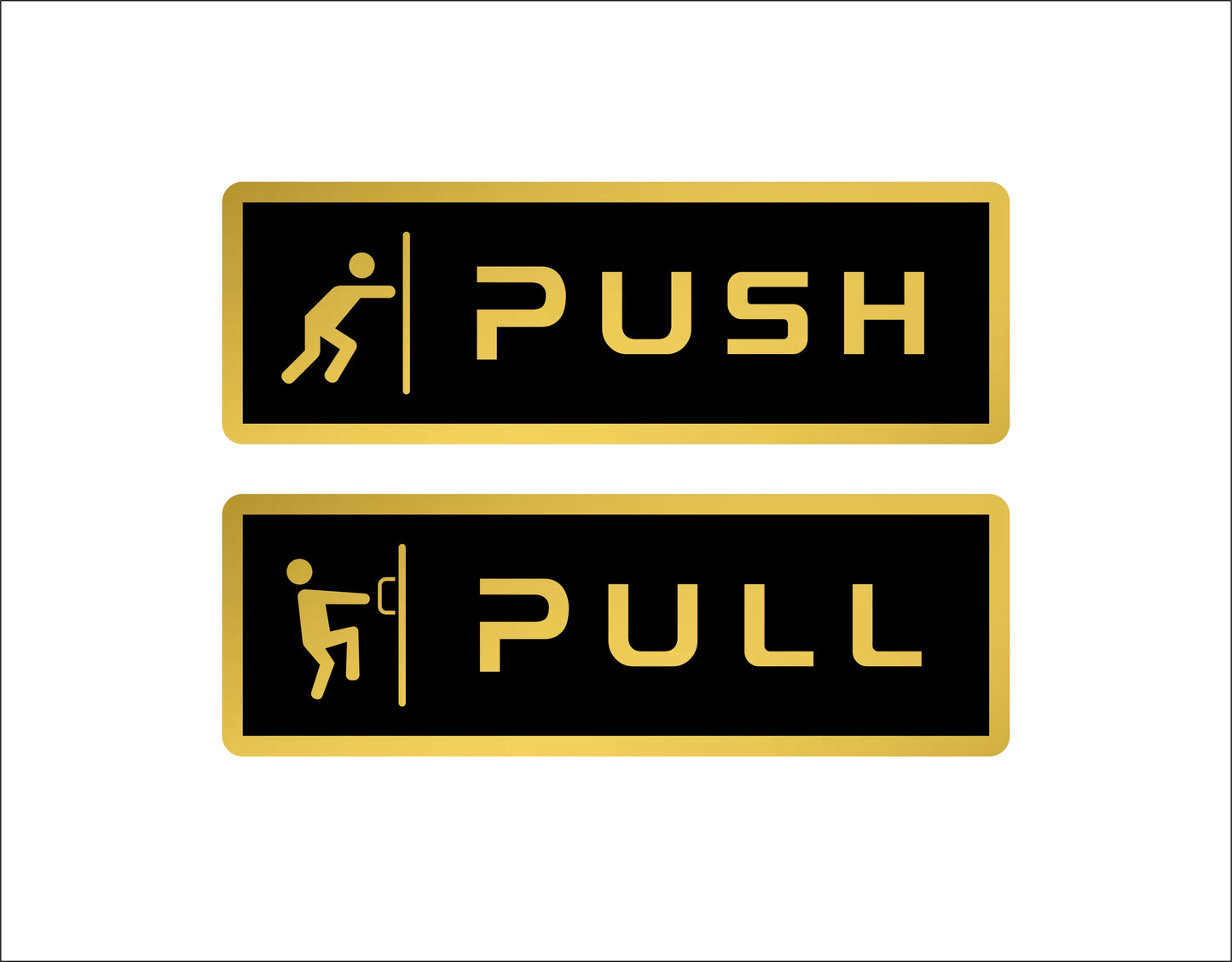 S2- Push Pull Sign Horizontal