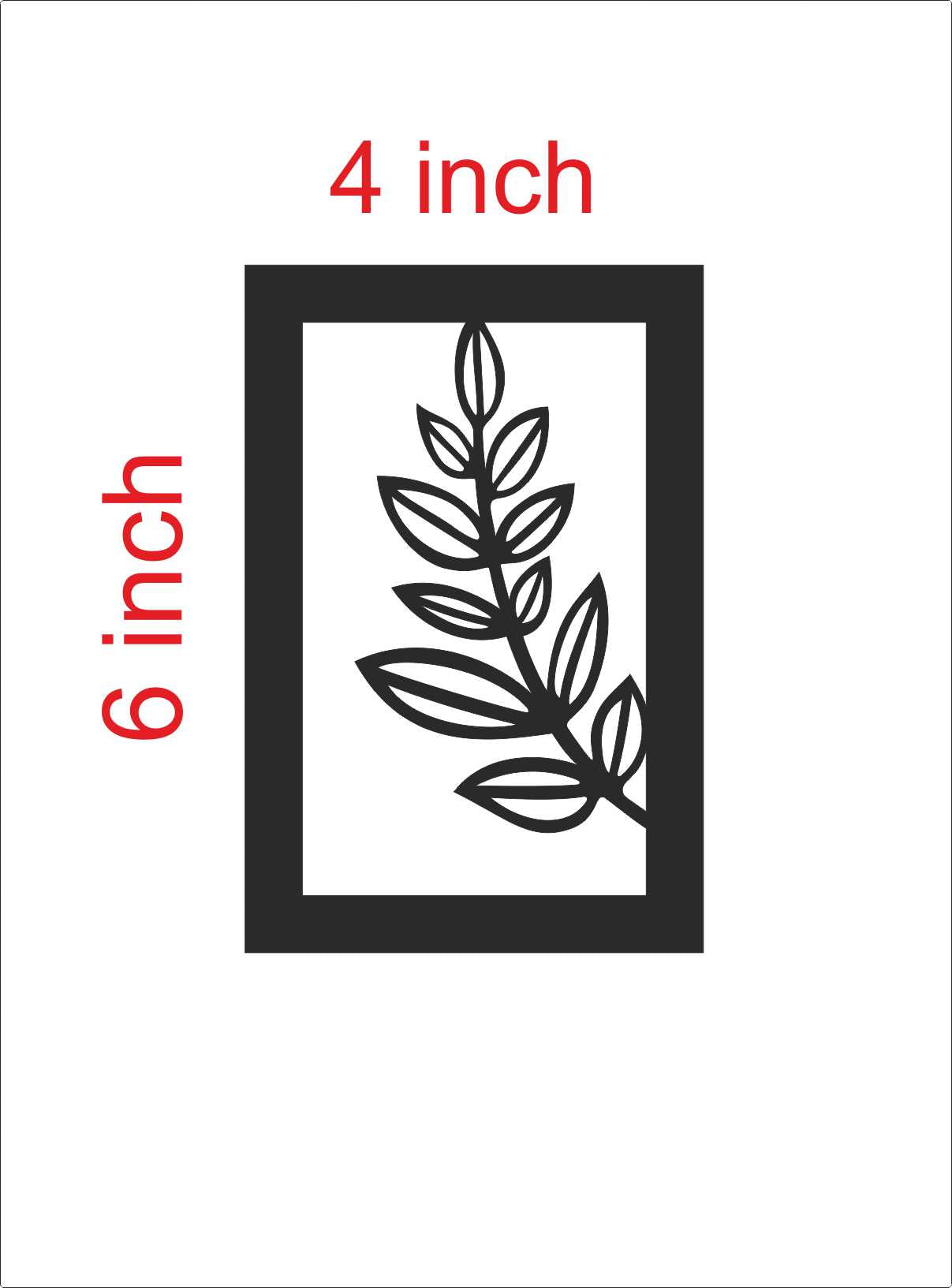 W4 - Wall Decor Frames Set - 4