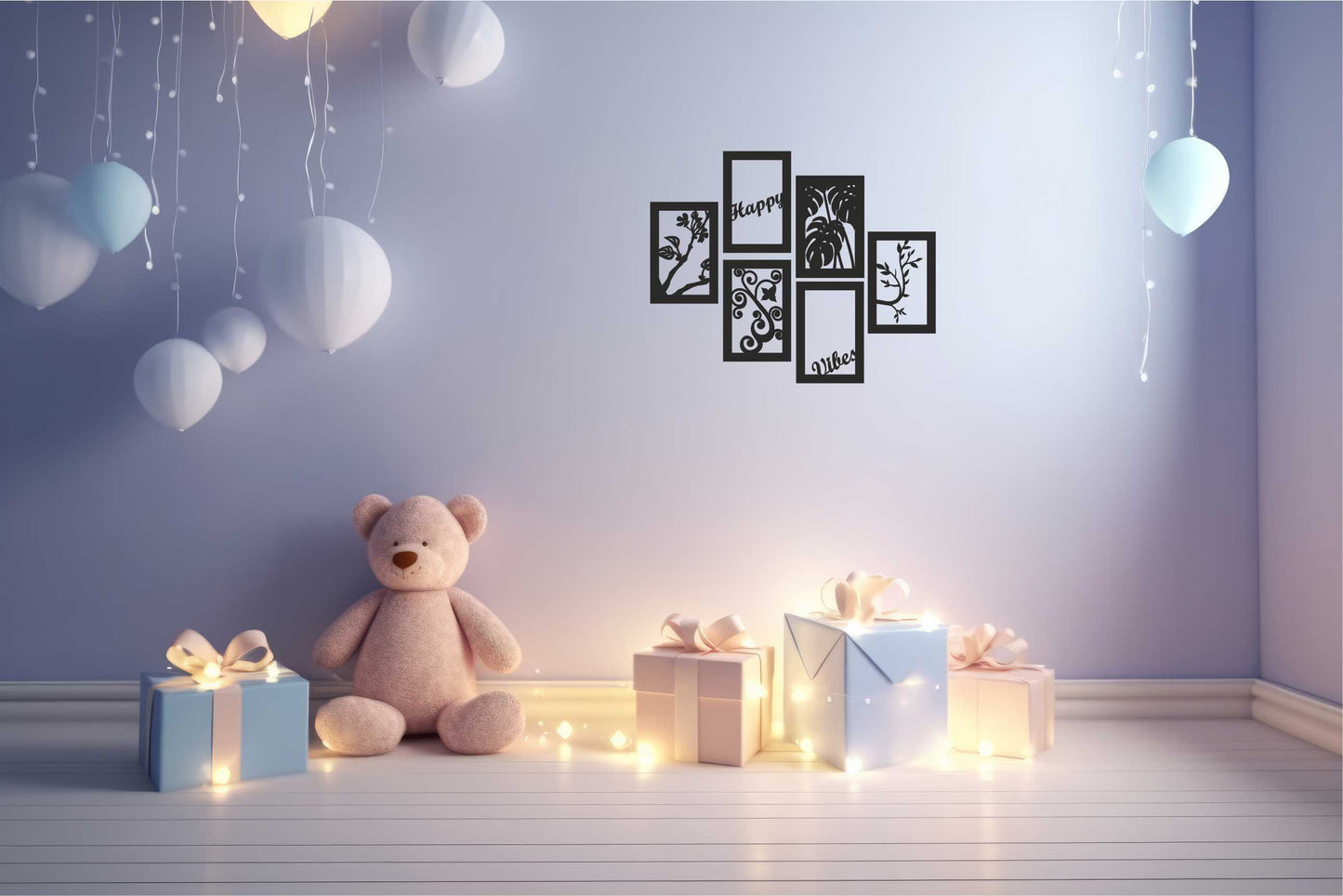 W6 - Wall Decor Frames Set - 6