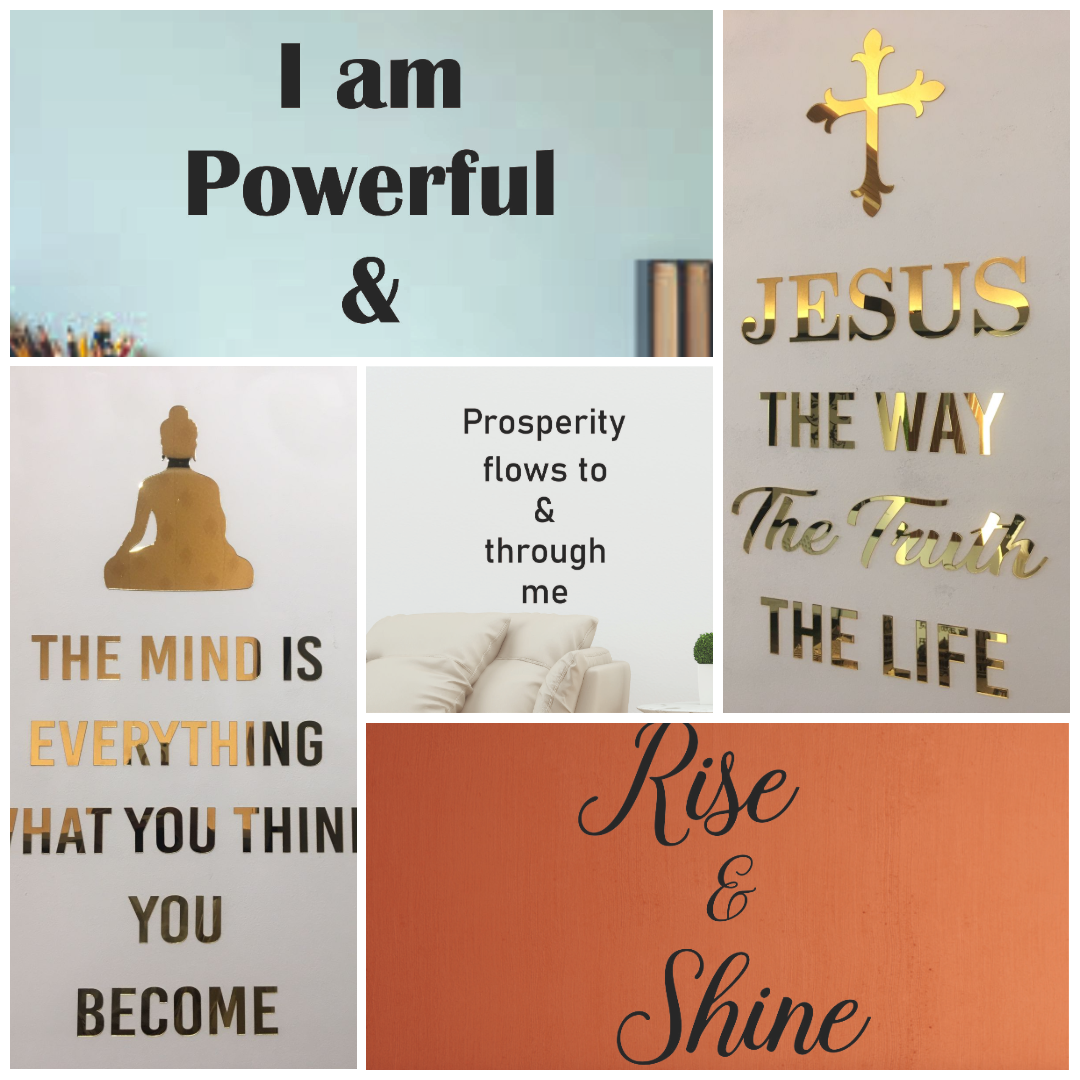 Inspirational 5 Wall Quotes