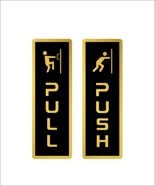 S1- Push Pull Sign Vertical