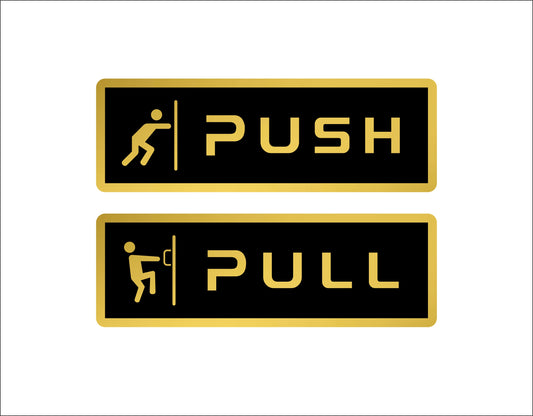 S2- Push Pull Sign Horizontal