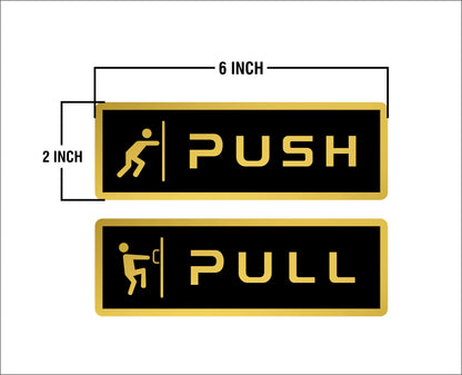S2- Push Pull Sign Horizontal