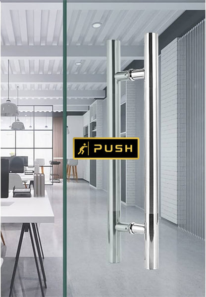 S2- Push Pull Sign Horizontal