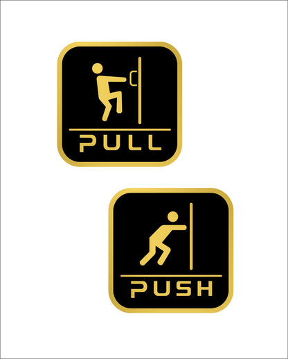 S4- Push Pull Sign Square 2