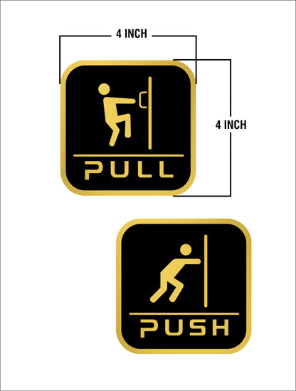 S4- Push Pull Sign Square 2