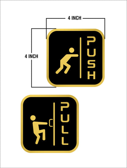 S3- Push Pull Sign Square 1