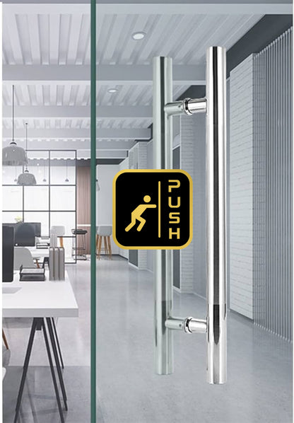 S3- Push Pull Sign Square 1