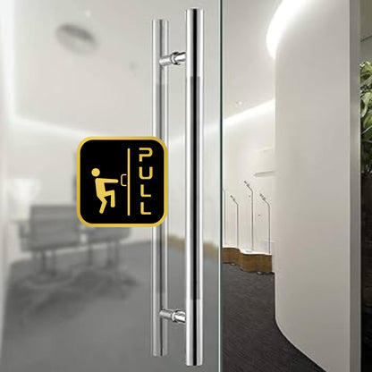 S3- Push Pull Sign Square 1