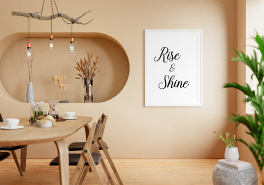 Wall Quote-6, Rise & Shine