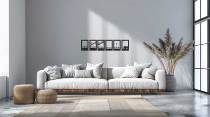 W5 - Wall Decor Frames Set - 5