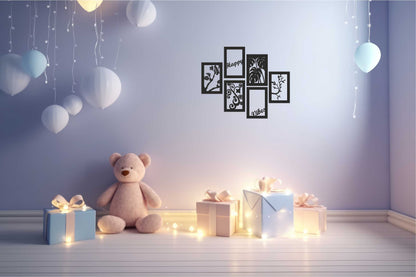 W6 - Wall Decor Frames Set - 6